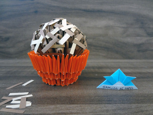 Origami 3D Brigadeiro