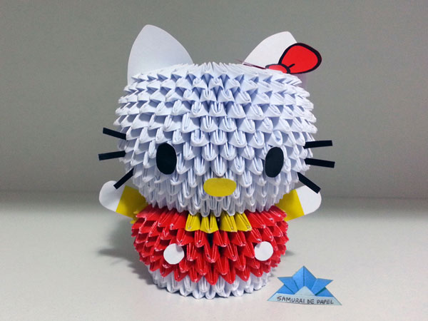 Origami 3D Hello Kitty