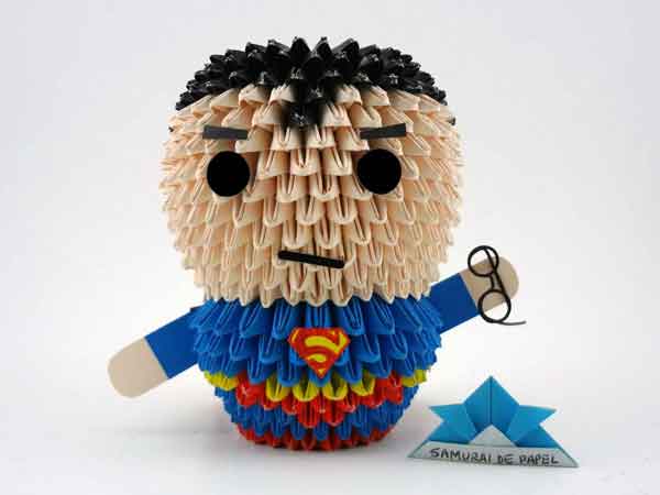 Origami 3D Superman