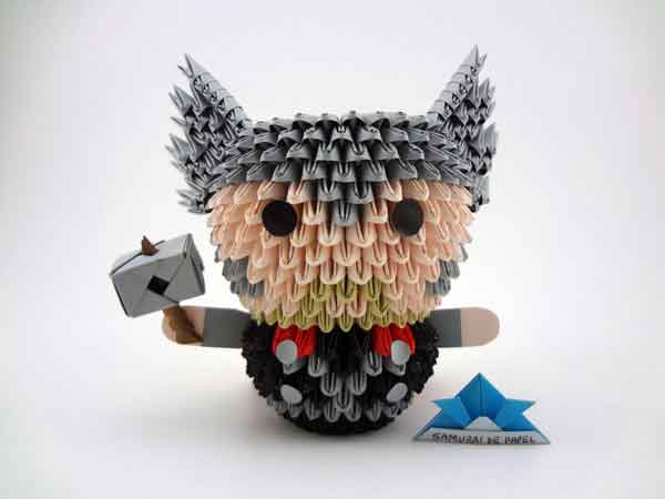 Origami 3D Thor